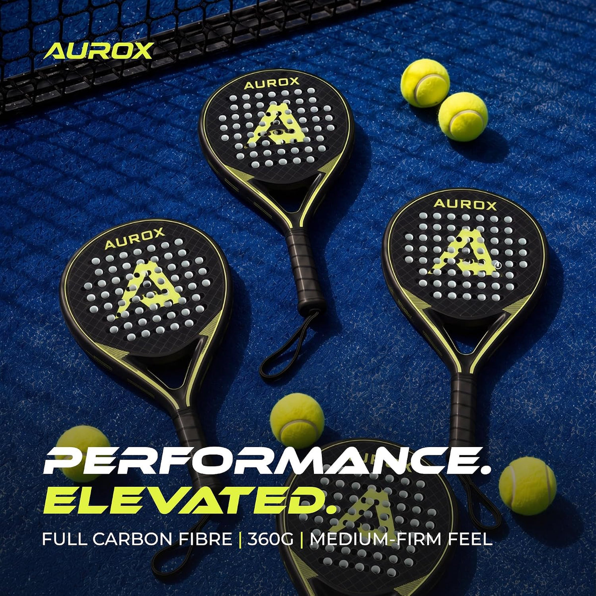 Aurox Carbon Fibre Padel Racket