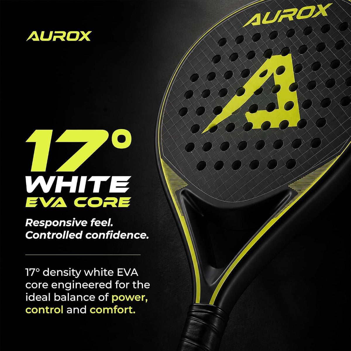 Aurox Carbon Fibre Padel Racket